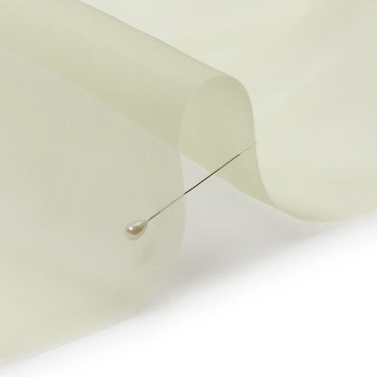Silk Organza 44" - Young Wheat - Premium Collection