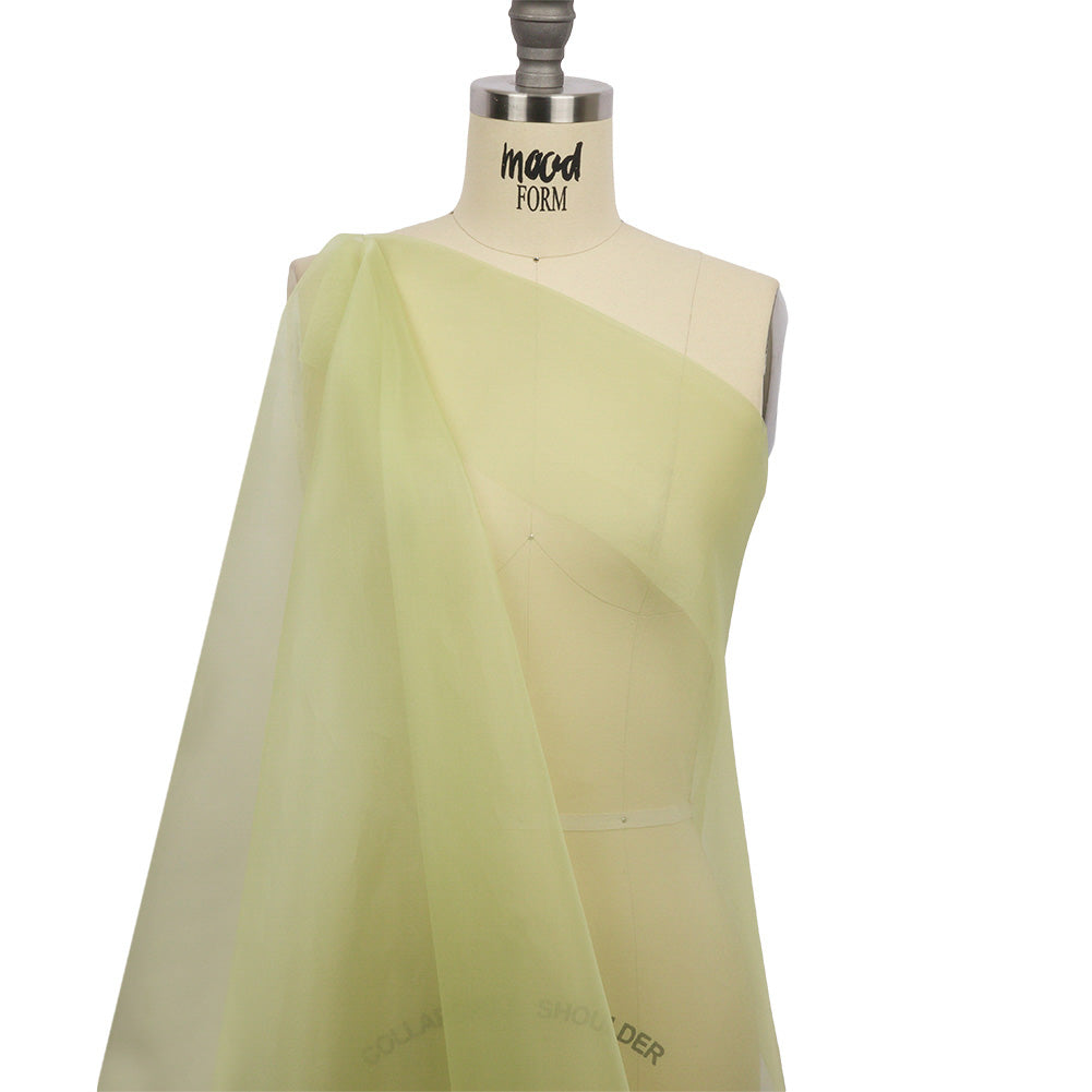 Silk Organza 44" - Nile Green - Premium Collection - Drape