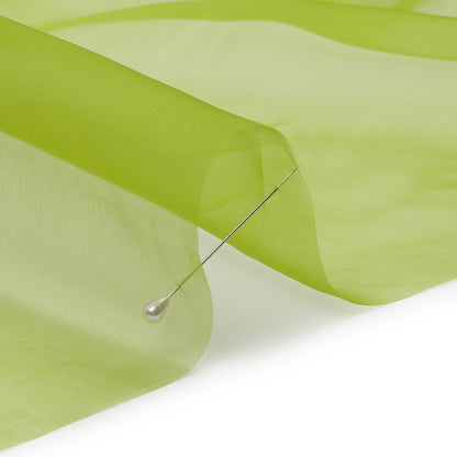 Silk Organza 44" - Peridot Green - Premium Collection