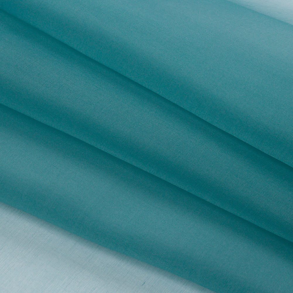 Silk Organza 44" - Colonial Blue - Premium Collection - Folded