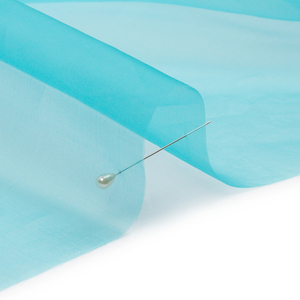 Silk Organza 44" - Angel Blue - Premium Collection - Detail