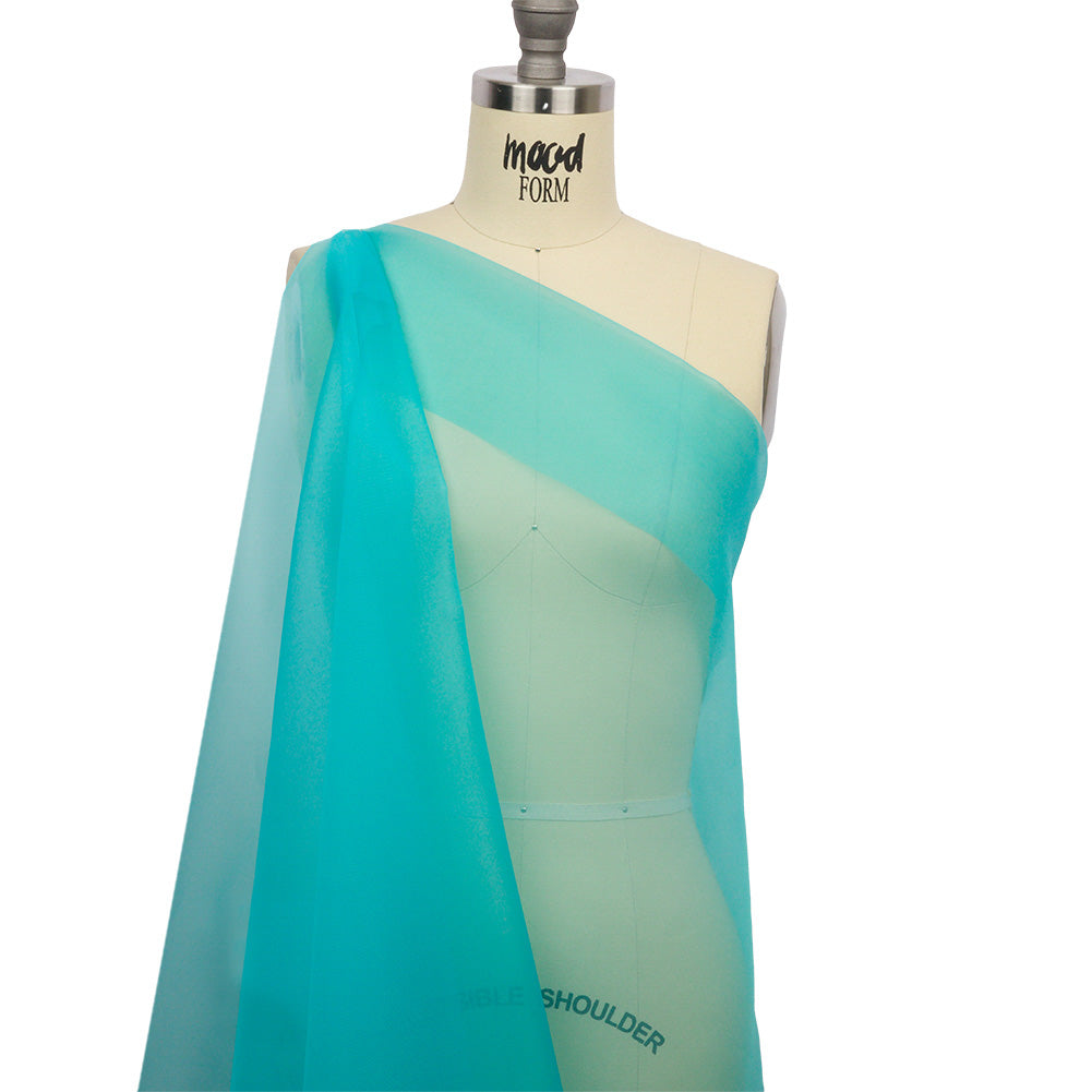 Silk Organza 44" - Angel Blue - Premium Collection - Drape