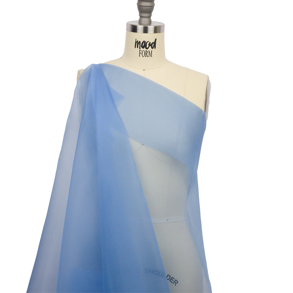 Silk Organza 44" - Regatta Blue - Premium Collection - Drape