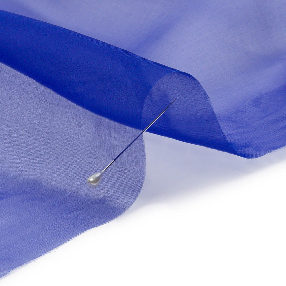 Silk Organza 44" - Mazarine Blue - Premium Collection - Detail