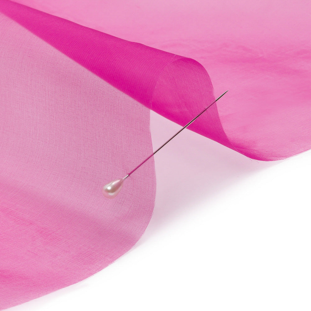 Silk Organza 44" - Beetroot - Premium Collection - Detail
