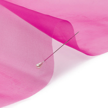 Silk Organza 44" - Beetroot - Premium Collection