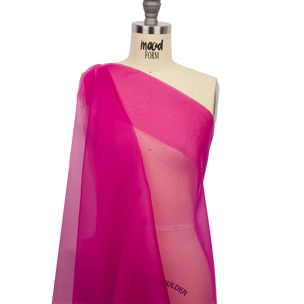 Silk Organza 44" - Beetroot - Premium Collection - Drape
