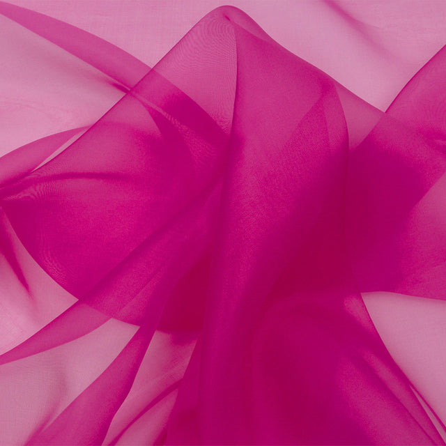 Silk Organza 44" - Magenta Haze - Premium Collection
