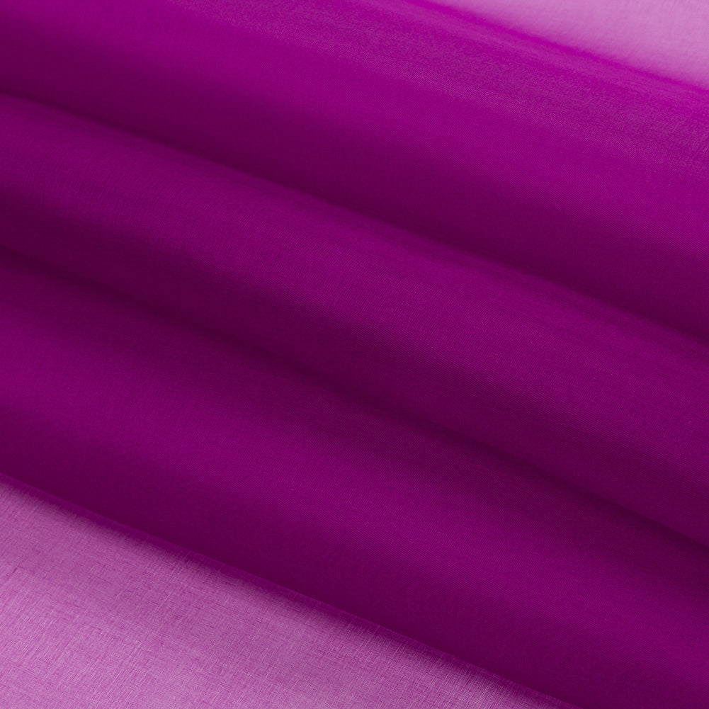 Silk Organza 44" - Sparkling Purple - Premium Collection - Folded