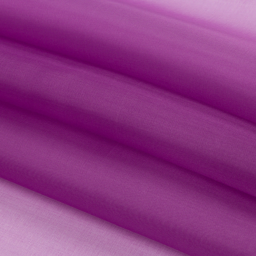Silk Organza 44" - Bright Purple - Premium Collection - Folded
