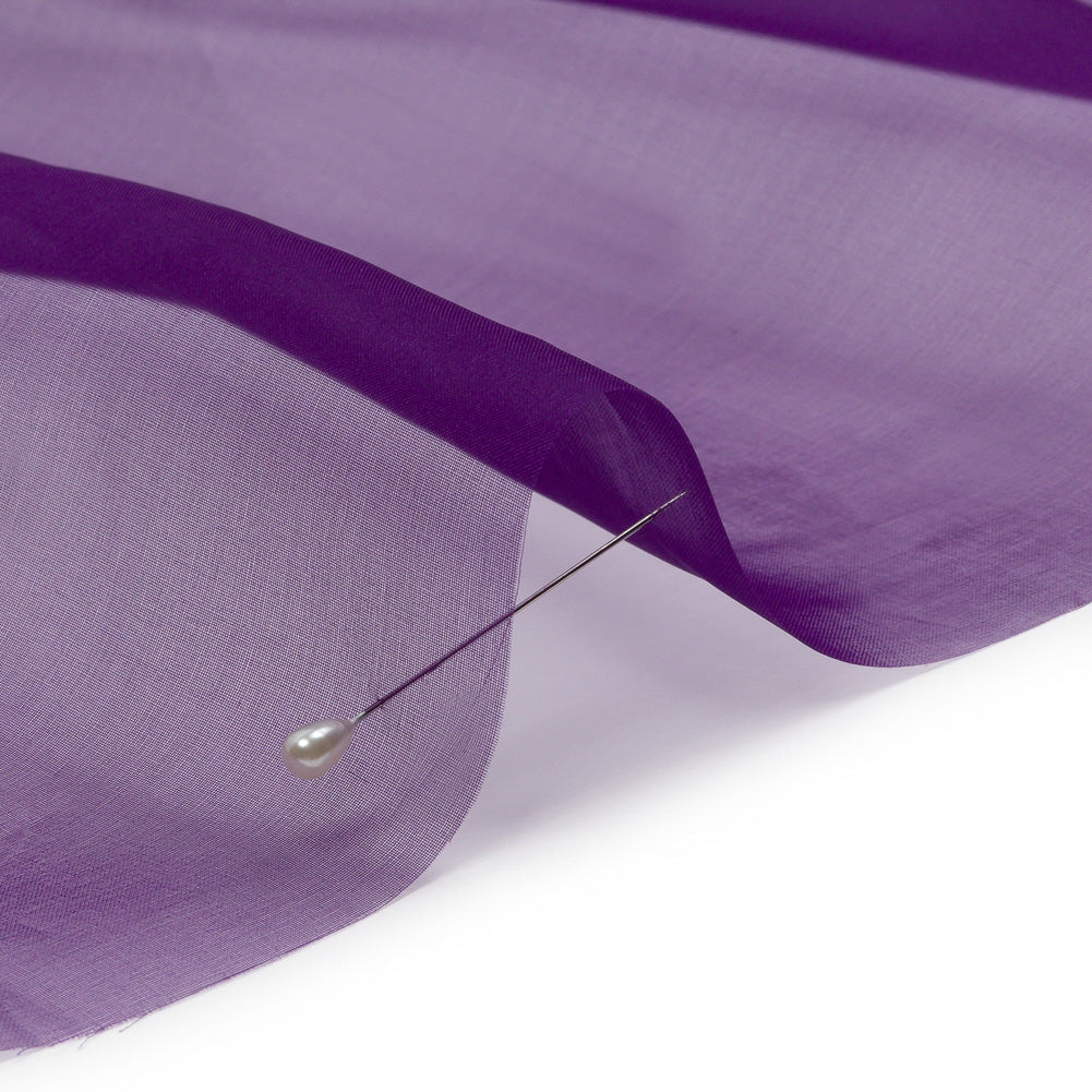 Silk Organza 44" - Grape - Premium Collection - Detail