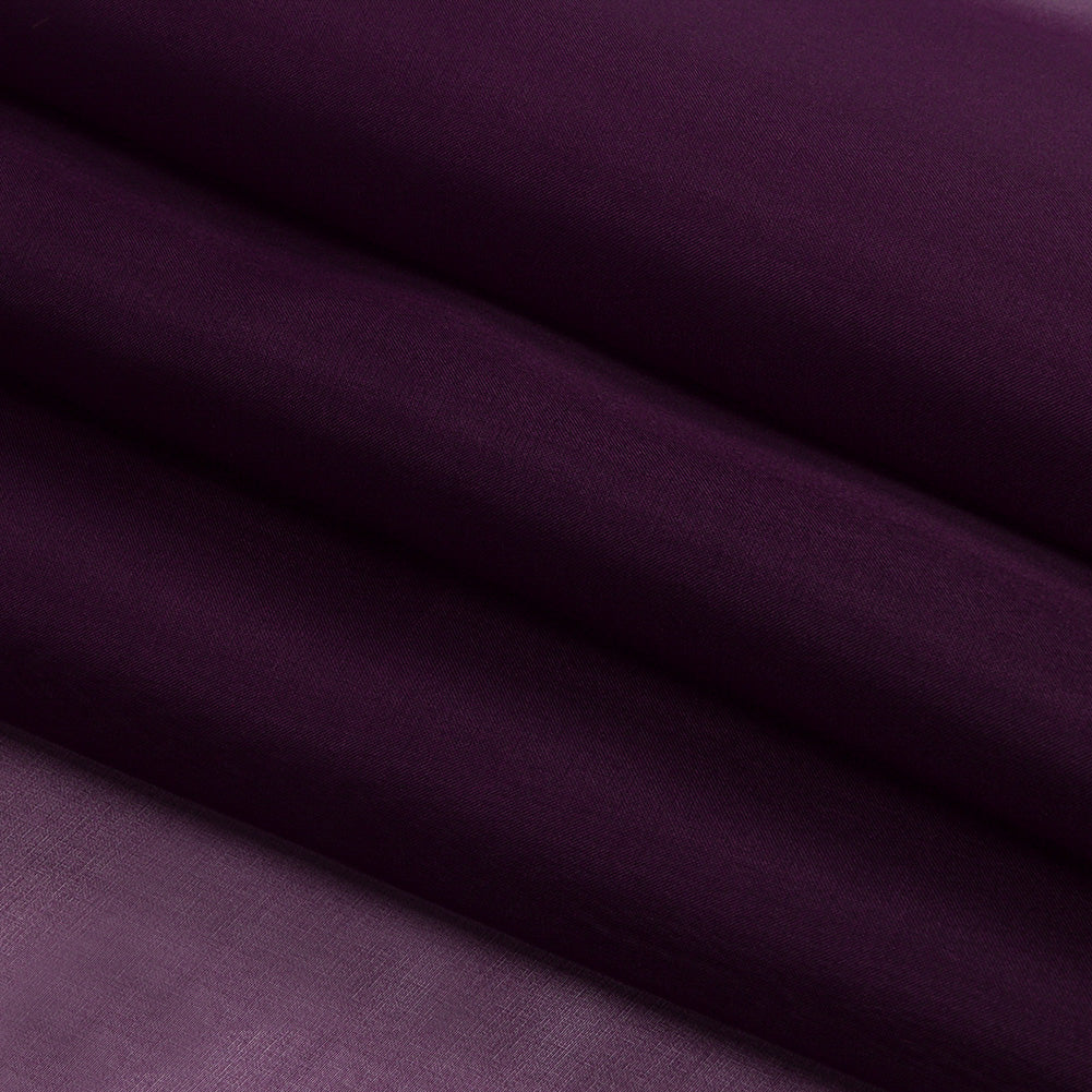 Silk Organza 44" - Blackberry - Premium Collection - Folded