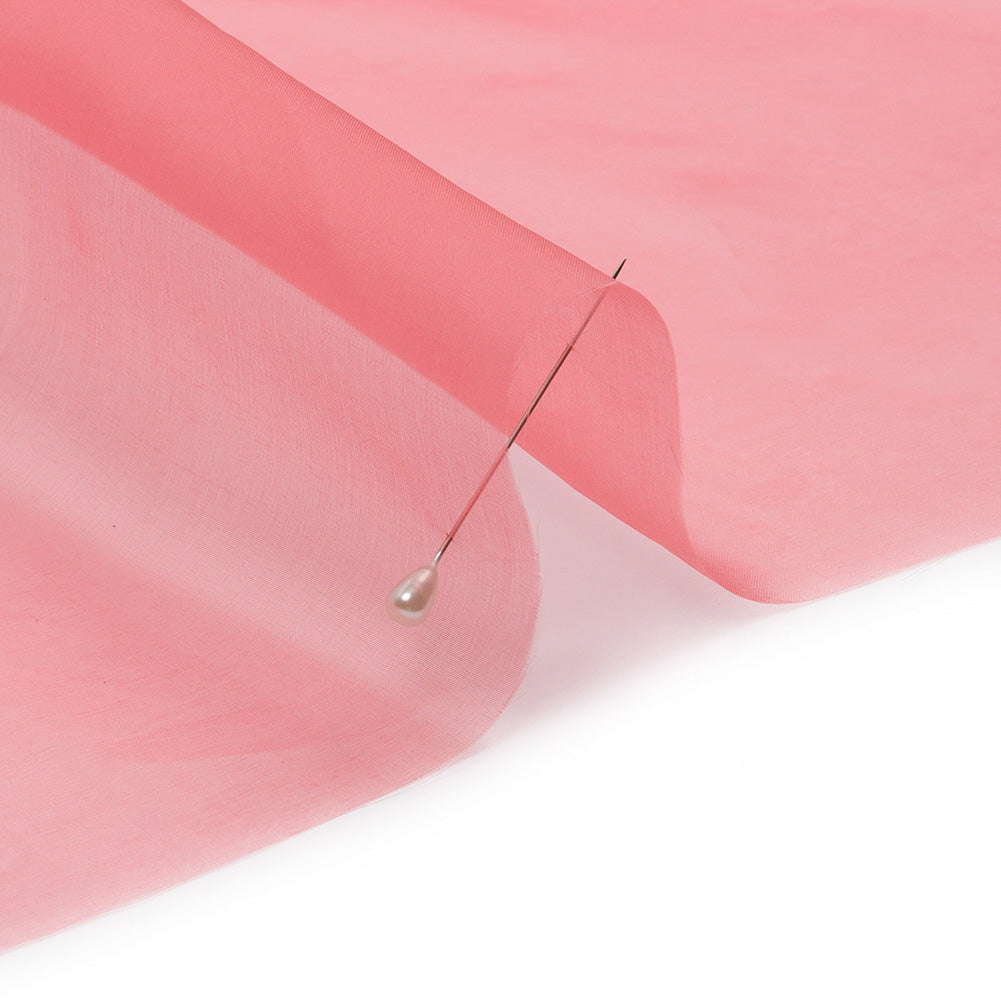 Silk Organza 44" - Salmon - Premium Collection - Detail - Image 3 of 6