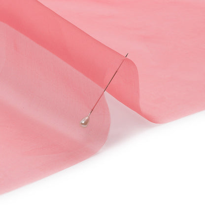 Silk Organza 44" - Salmon - Premium Collection