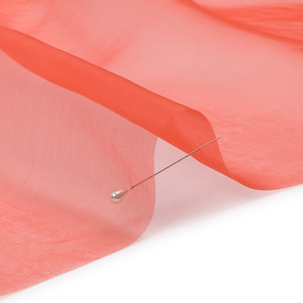 Silk Organza 44" - Mandarin - Premium Collection - Detail