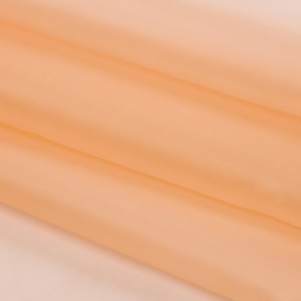 Silk Organza 44" - Peach - Premium Collection - Folded