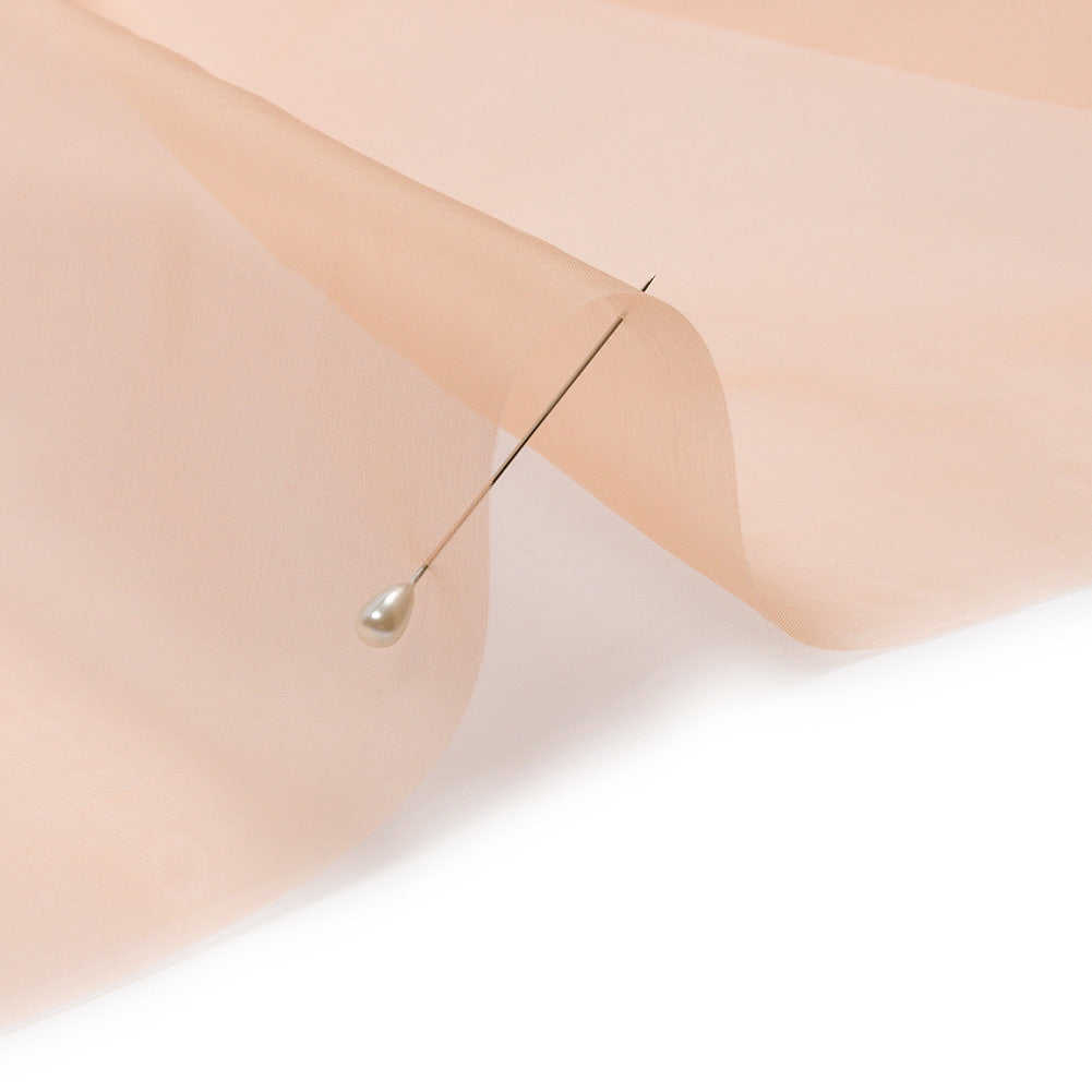Silk Organza 44" - Peach - Premium Collection - Detail