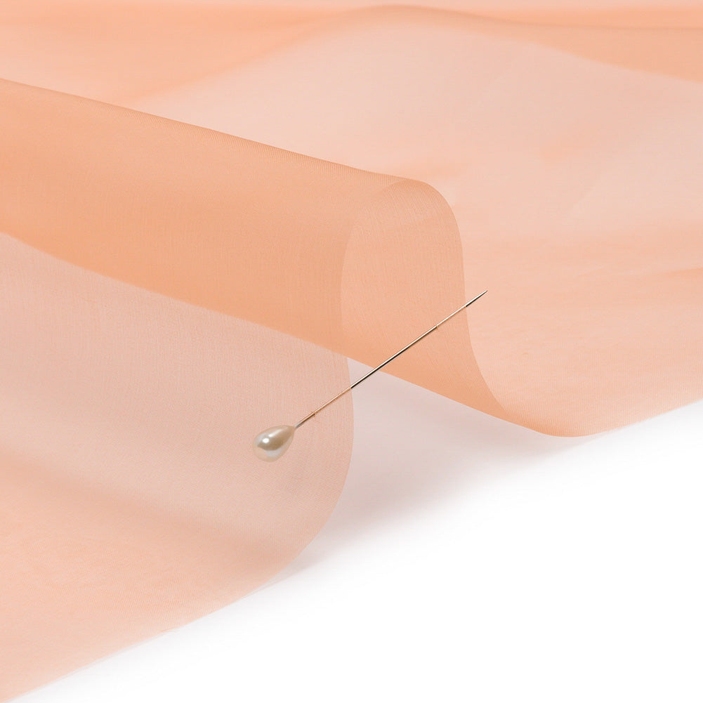 Silk Organza 44" - Peach Fuzz - Premium Collection - Detail