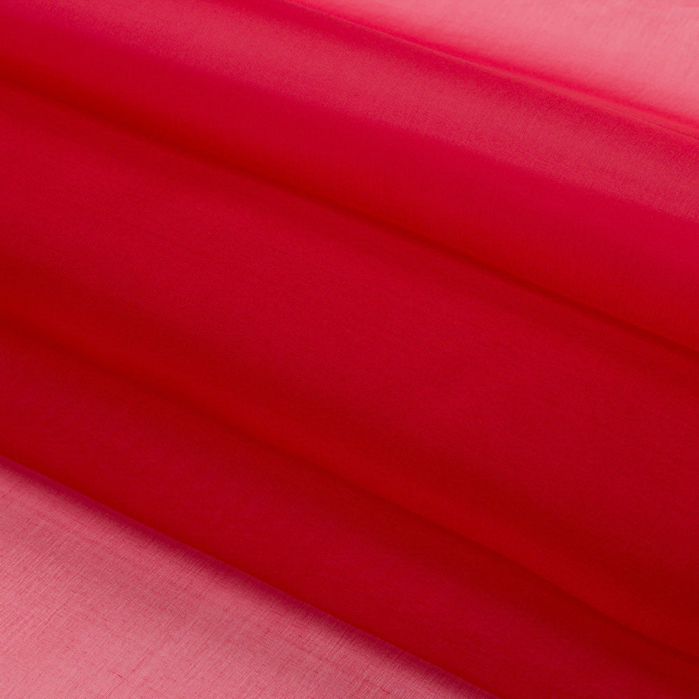 Silk Organza 44" - Red - Premium Collection - Folded