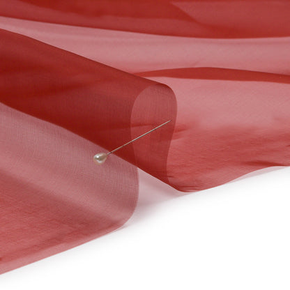Silk Organza 44" - Rust - Premium Collection