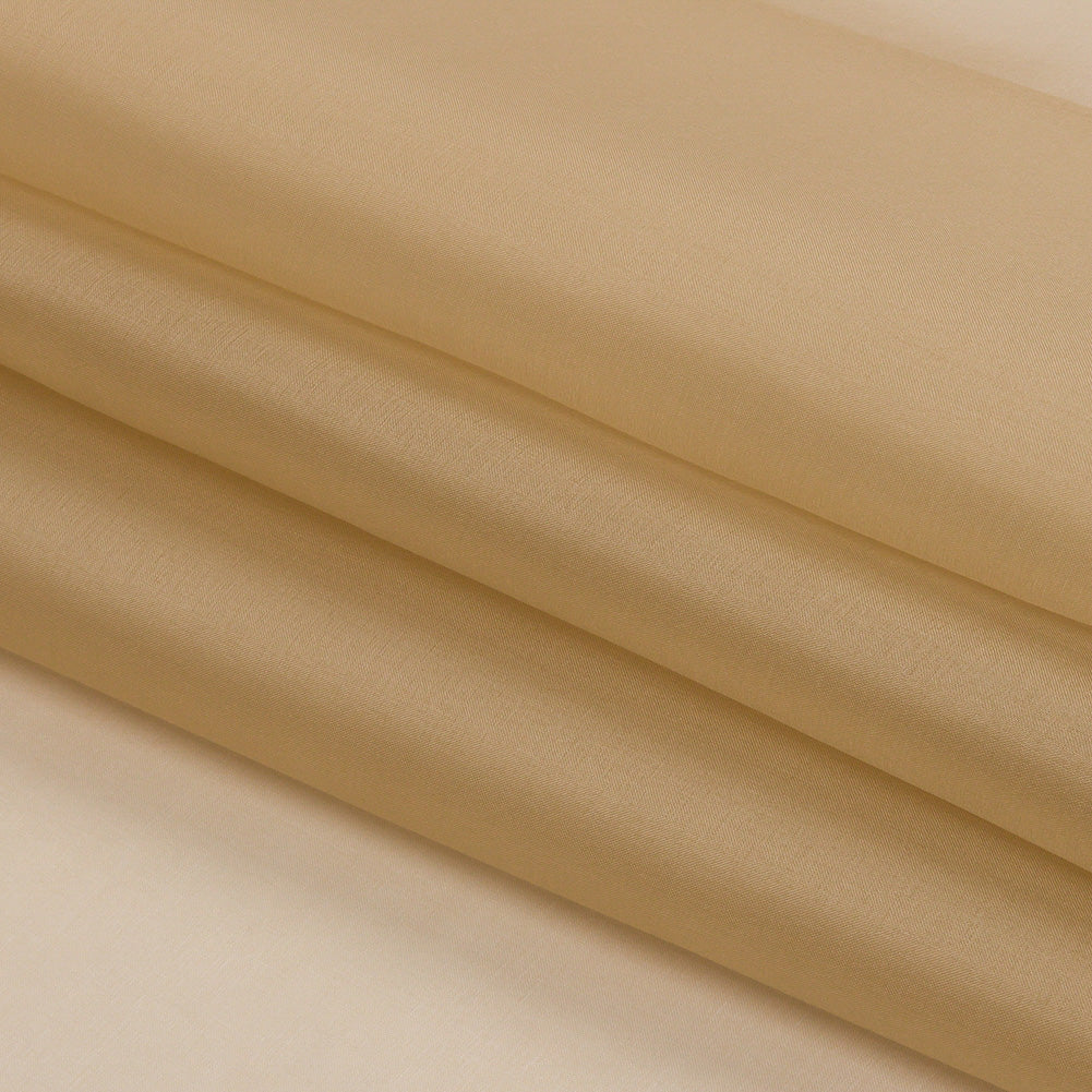 Silk Organza 44" - Latte - Premium Collection - Folded