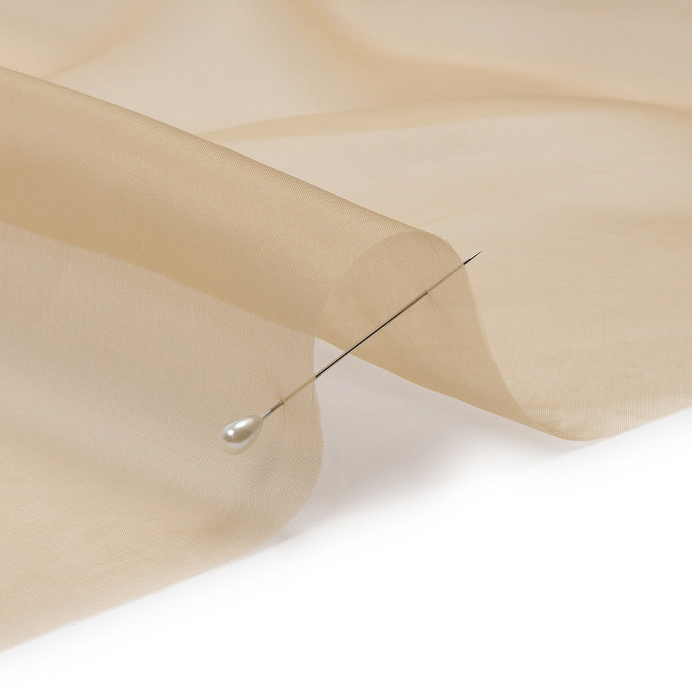 Silk Organza 44" - Latte - Premium Collection - Detail - Image 3 of 6