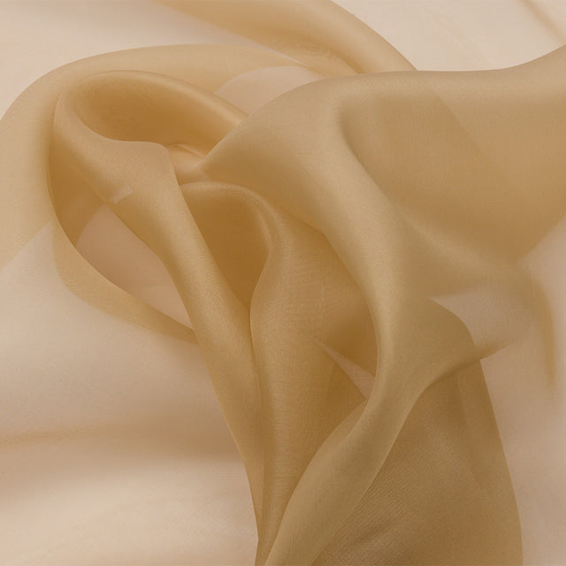 Silk Organza 44" - Latte - Premium Collection