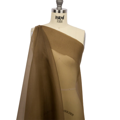 Silk Organza 44" - Dark Olive - Premium Collection