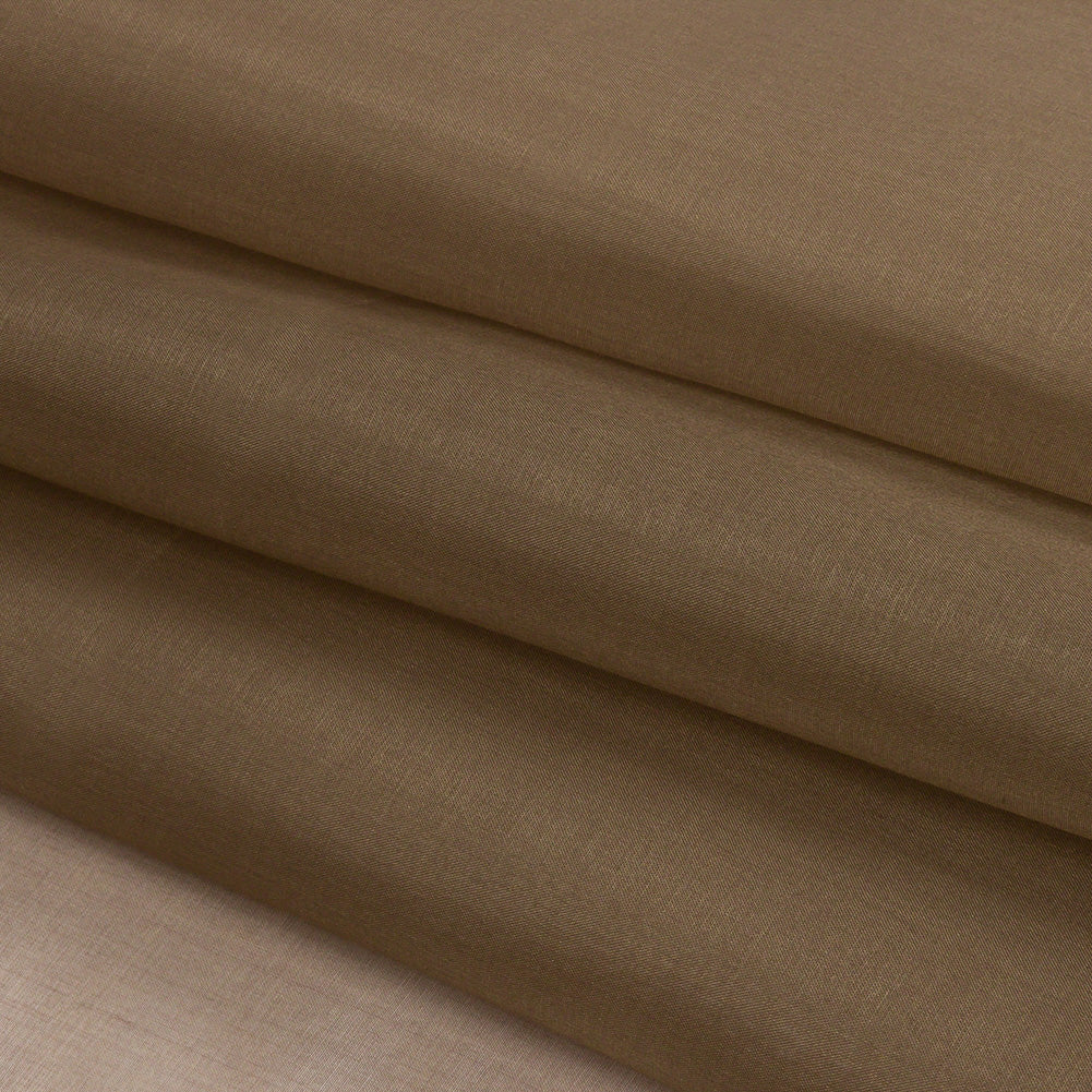 Silk Organza 44" - Capers - Premium Collection - Folded