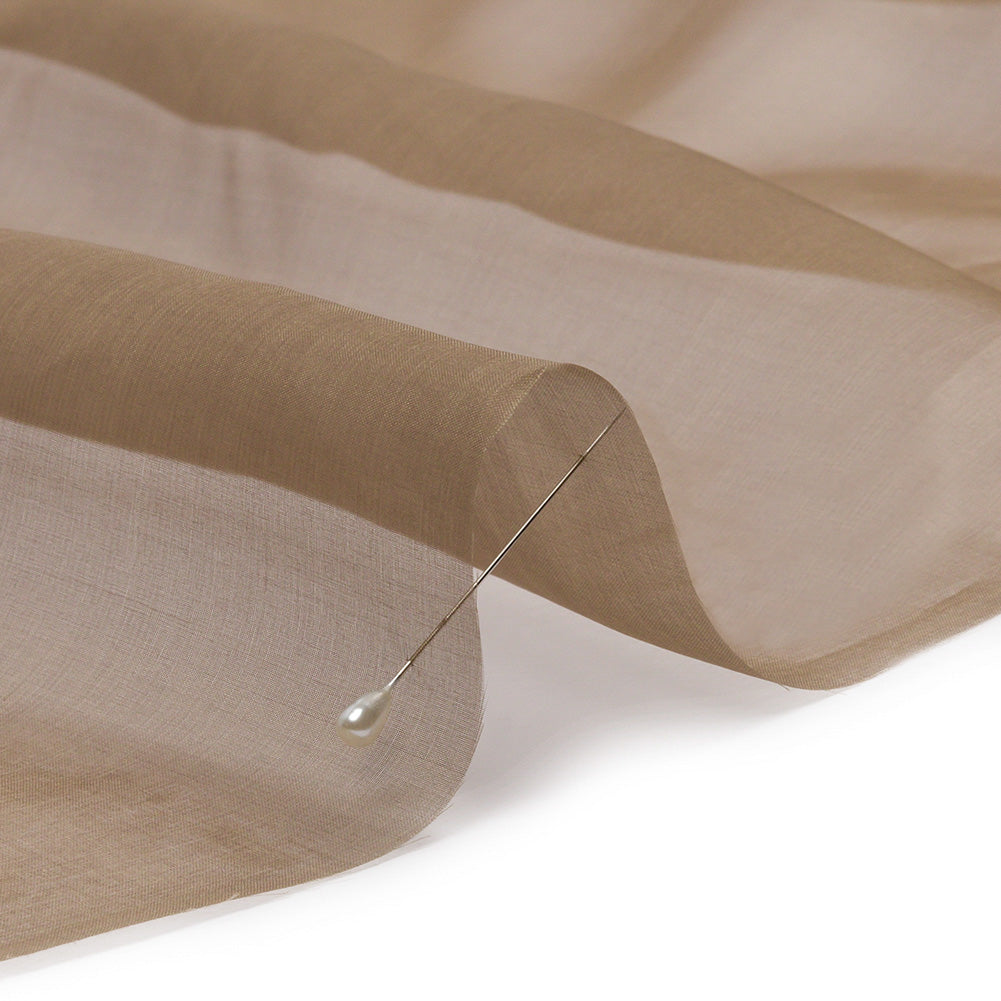 Silk Organza 44" - Capers - Premium Collection - Detail