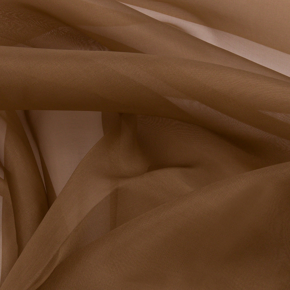 Silk Organza 44" - Light Brown - Premium Collection