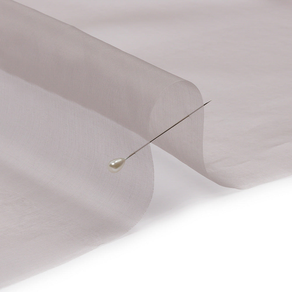 Silk Organza 44" - Silver - Premium Collection Detail