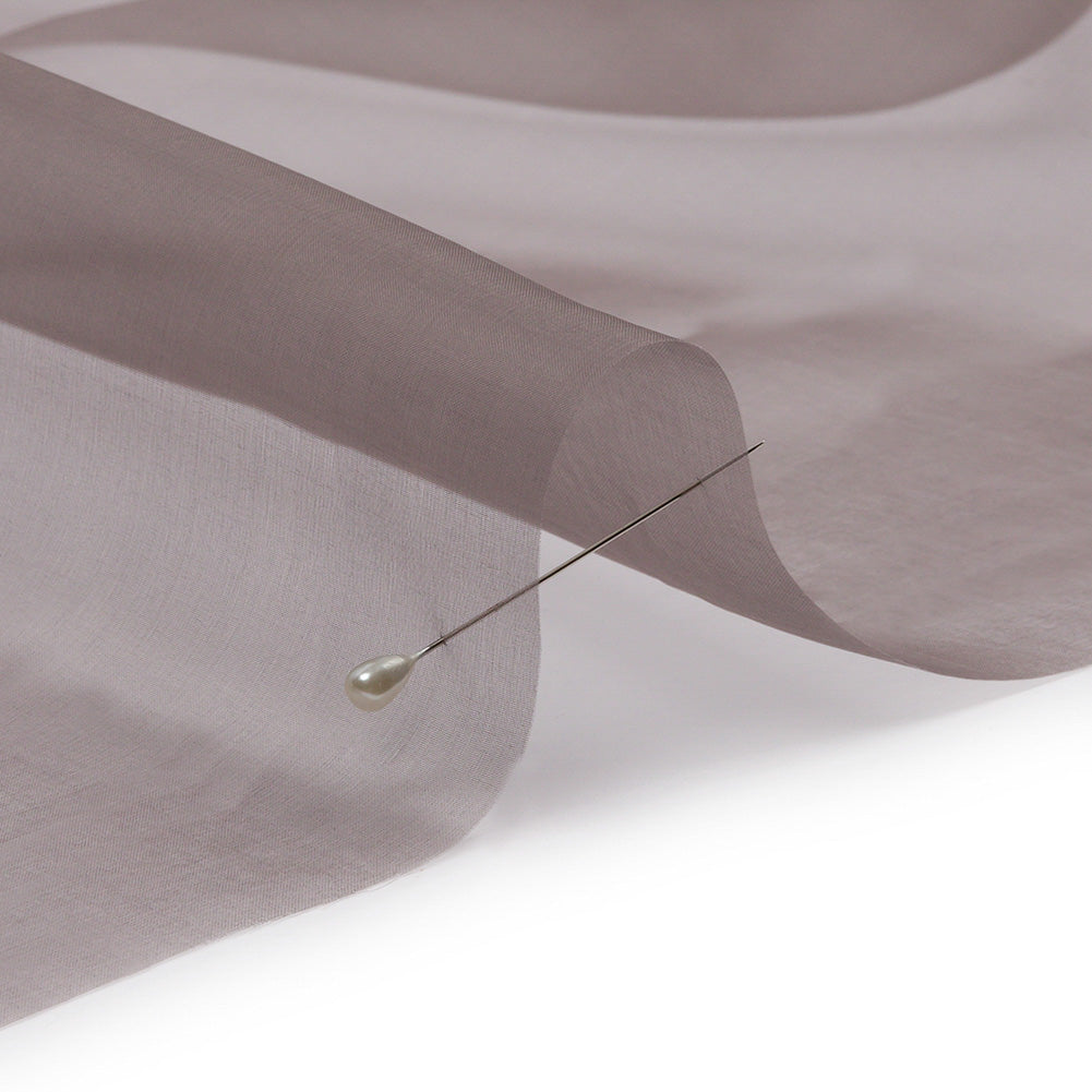 Silk Organza 44" - Dark Silver - Premium Collection - Detail