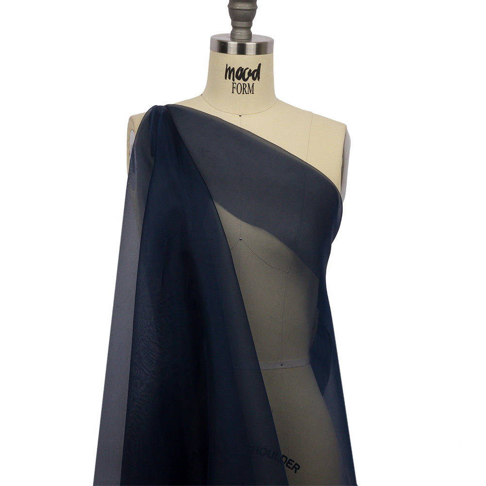 Silk Organza 44" - Navy - Premium Collection - Drape