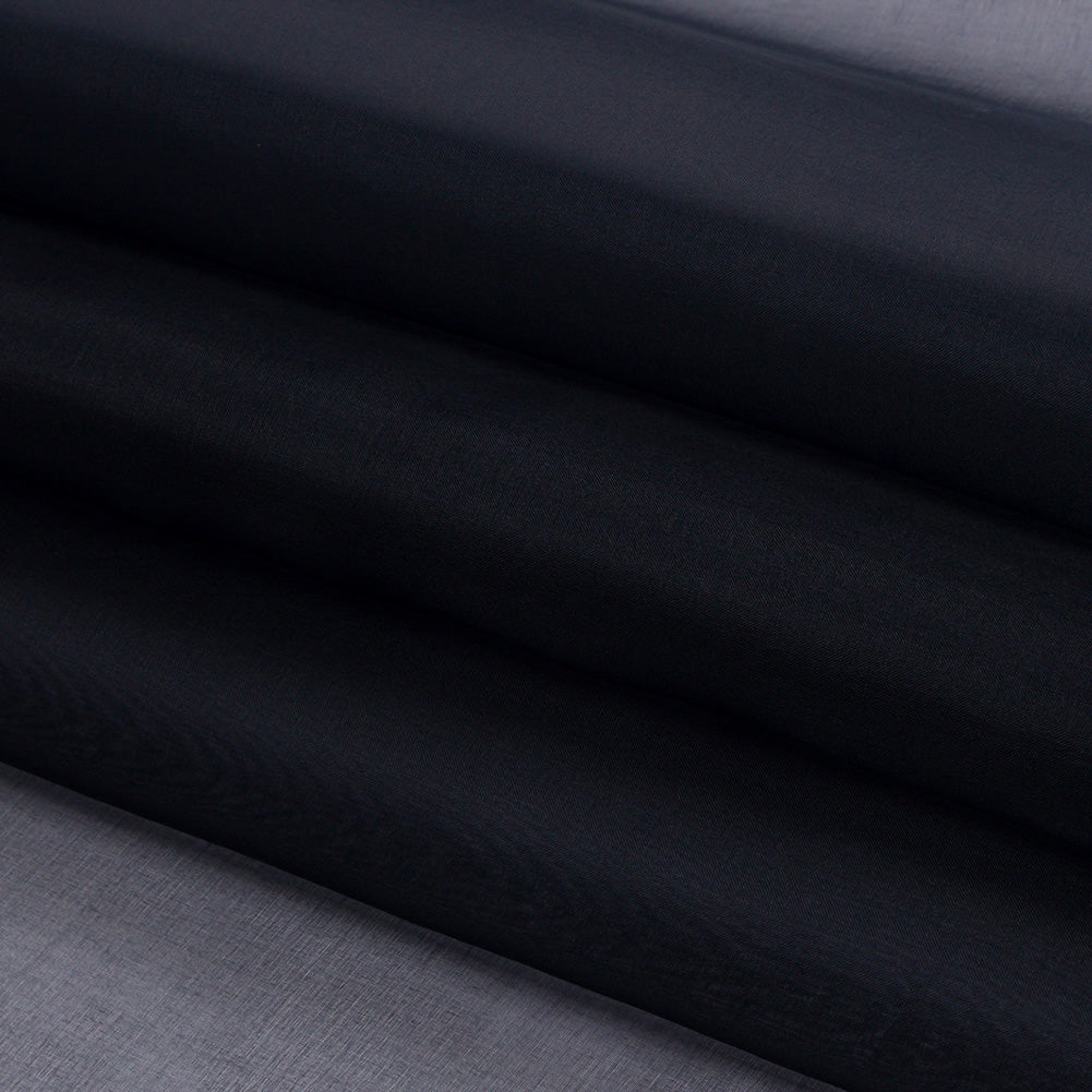 Silk Organza 44" - Midnight - Premium Collection - Folded