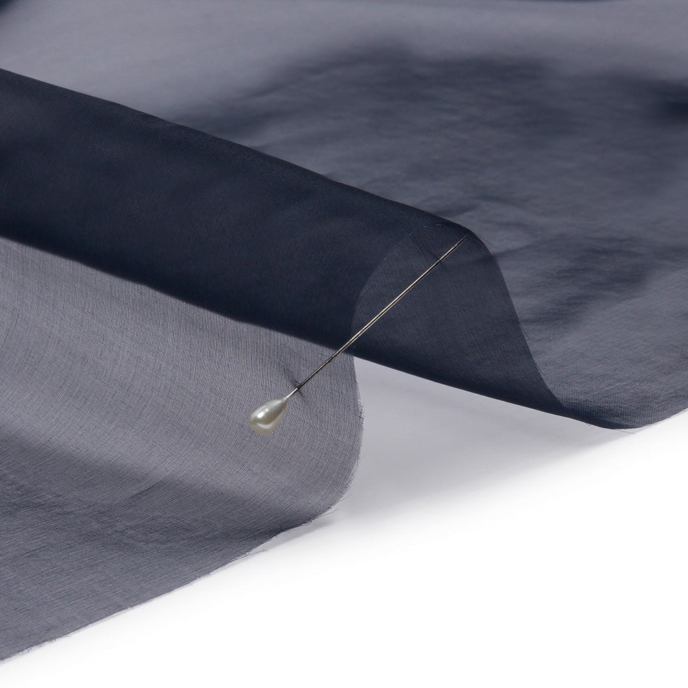 Silk Organza 44" - Midnight - Premium Collection - Detail