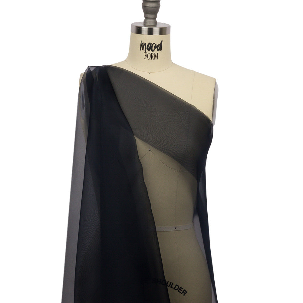 Silk Organza 44" - Midnight - Premium Collection - Drape