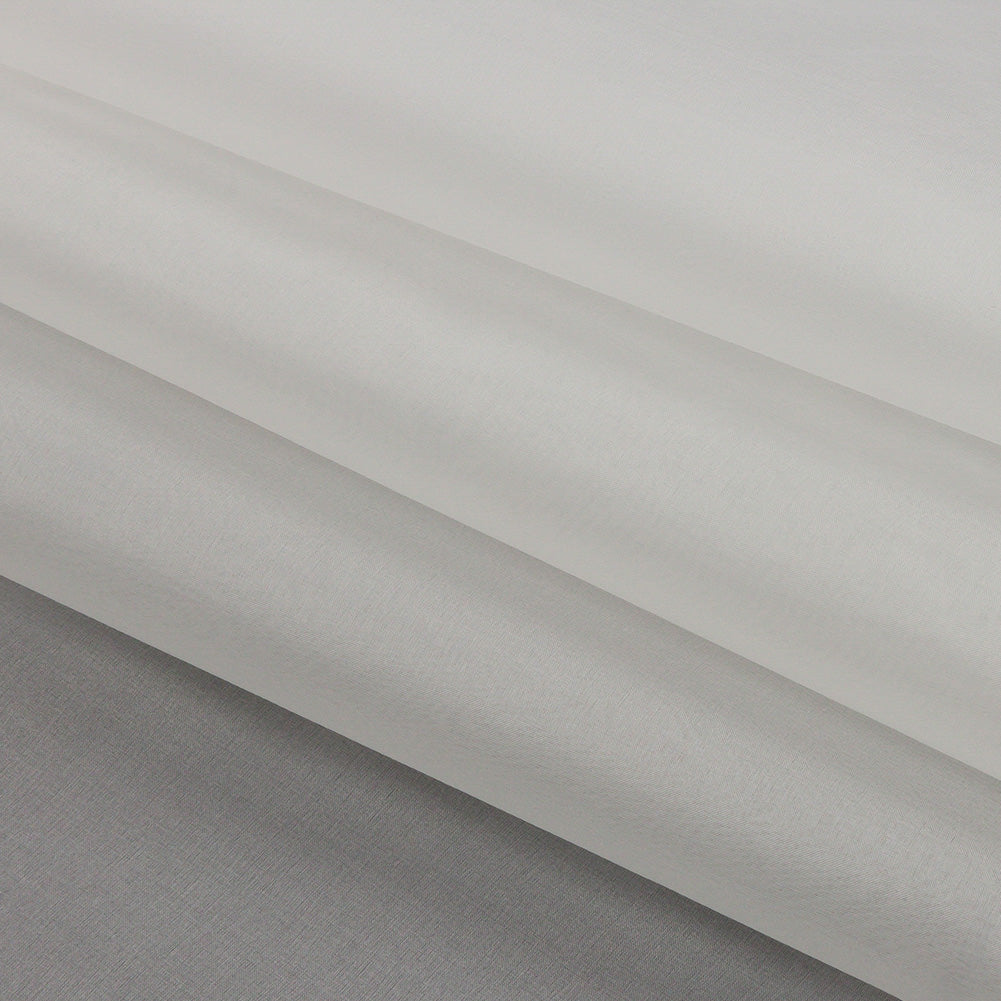 Silk Organza 54" - Whisper White - Premium Collection - Folded