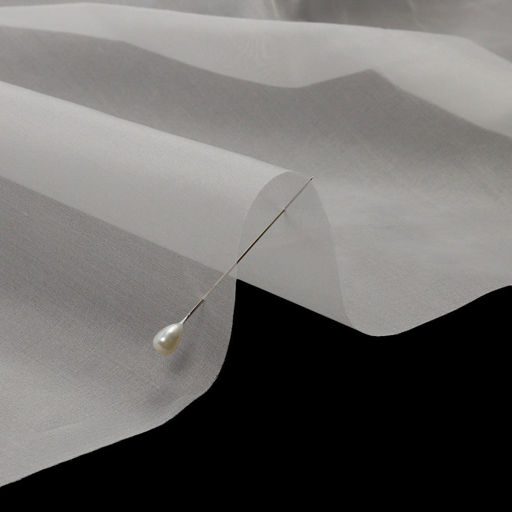 Silk Organza 54" - Whisper White - Premium Collection - Detail