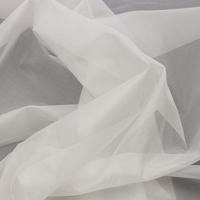 Silk Organza 54" - Whisper White - Premium Collection
