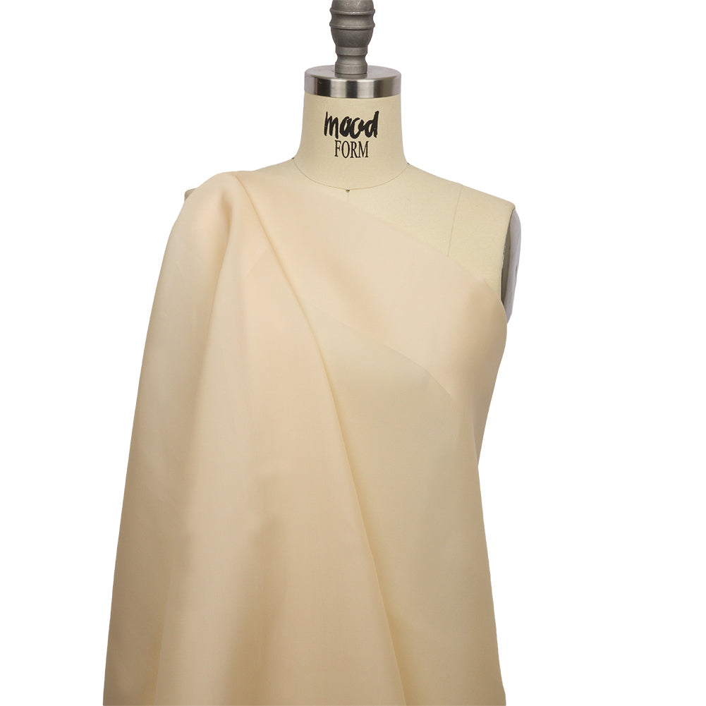 Silk Satin-Face Organza 54" - Tapioca - Premium Collection - Drape
