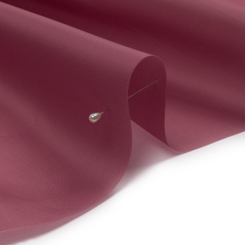 Silk Satin-Face Organza 54" - Crushed Berry - Premium Collection - Detail
