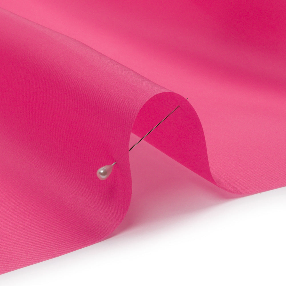Silk Satin-Face Organza 54" - Carmine Rose - Premium Collection - Detail