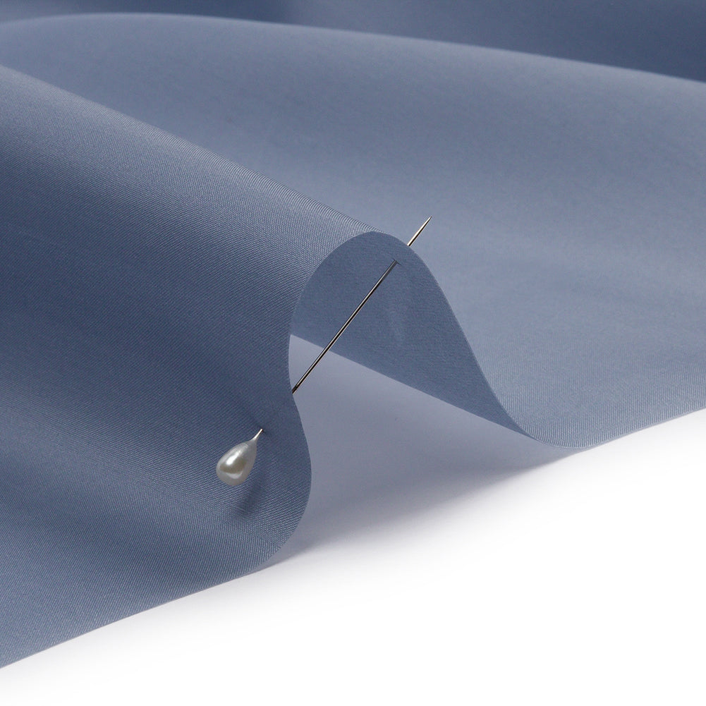Silk Satin-Face Organza 54" - Infinity Blue - Premium Collection - Detail