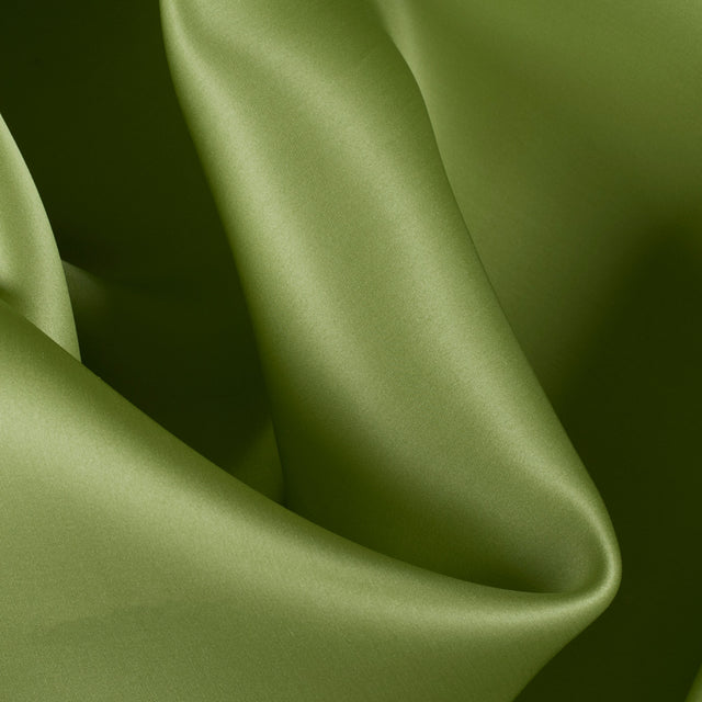 Silk Satin-Face Organza 54" - Peridot Green - Premium Collection