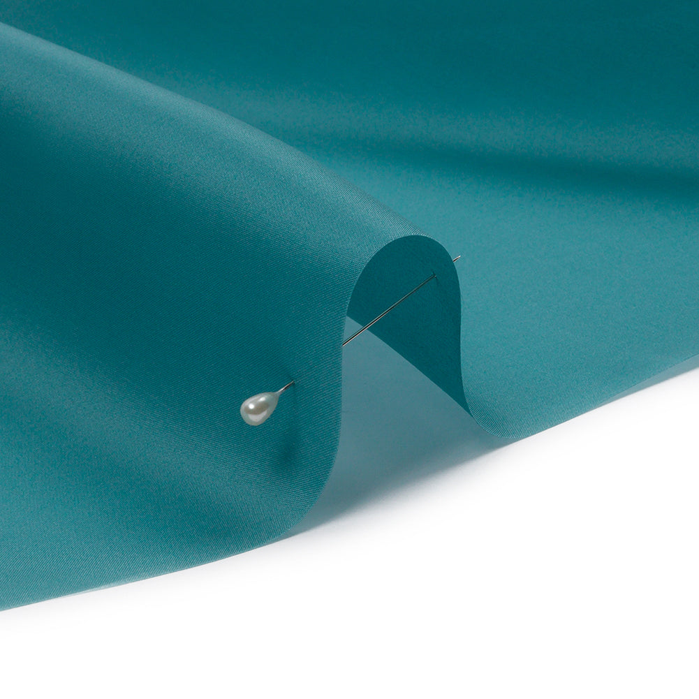 Silk Satin-Face Organza 54" - Colonial Blue - Premium Collection - Detail