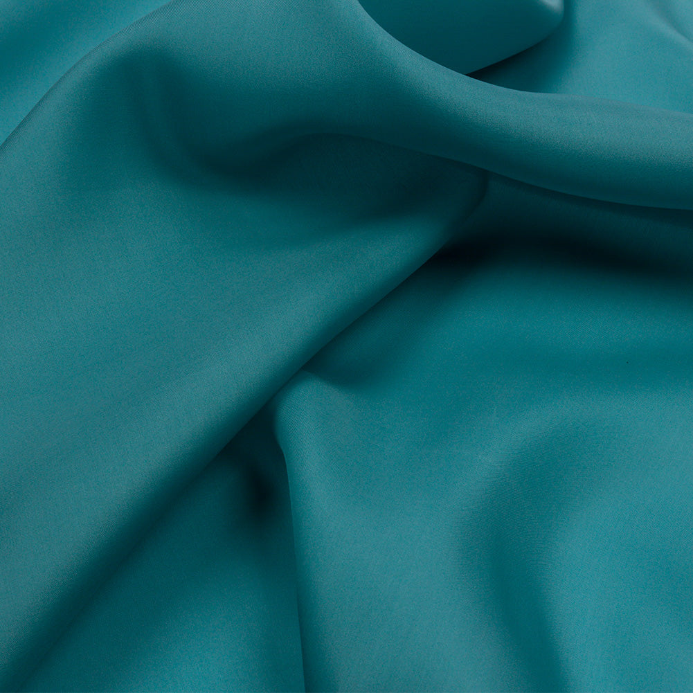 Silk Satin-Face Organza 54" - Colonial Blue - Premium Collection