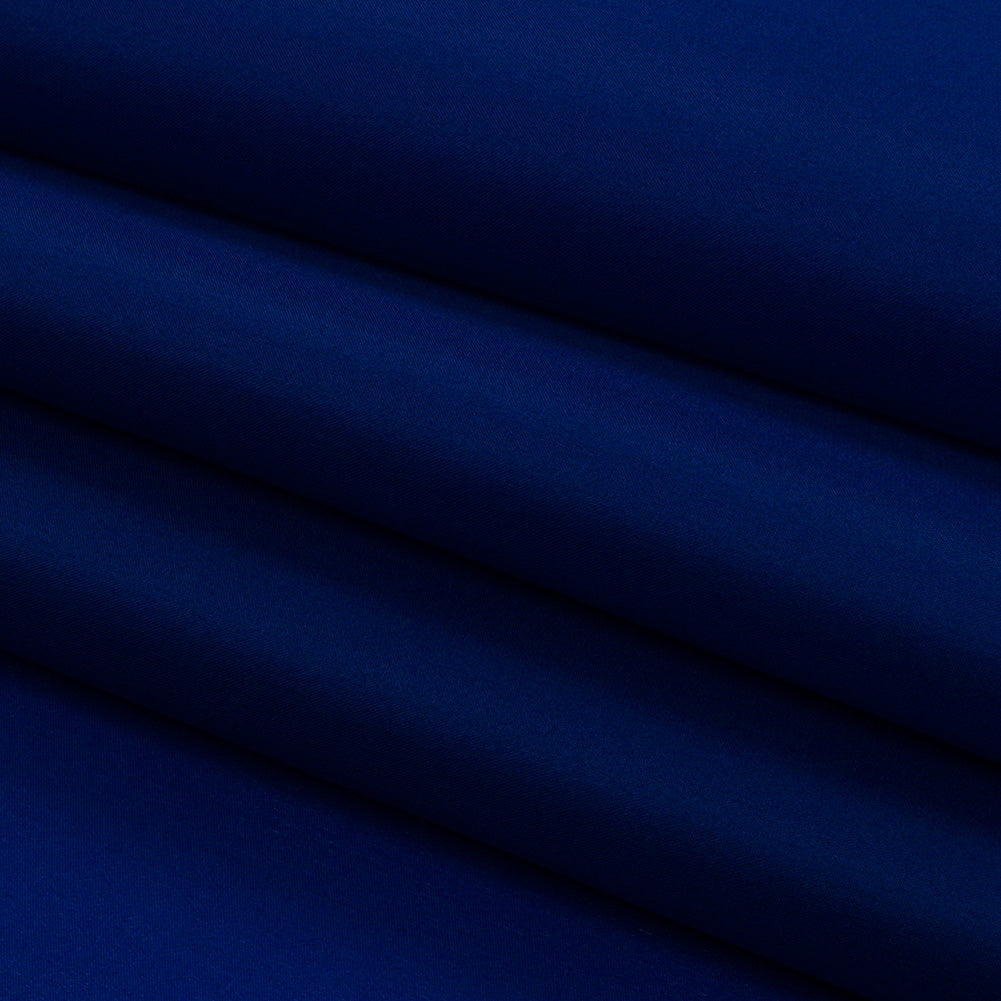 Silk Satin-Face Organza 54" - Mazarine Blue - Premium Collection - Folded