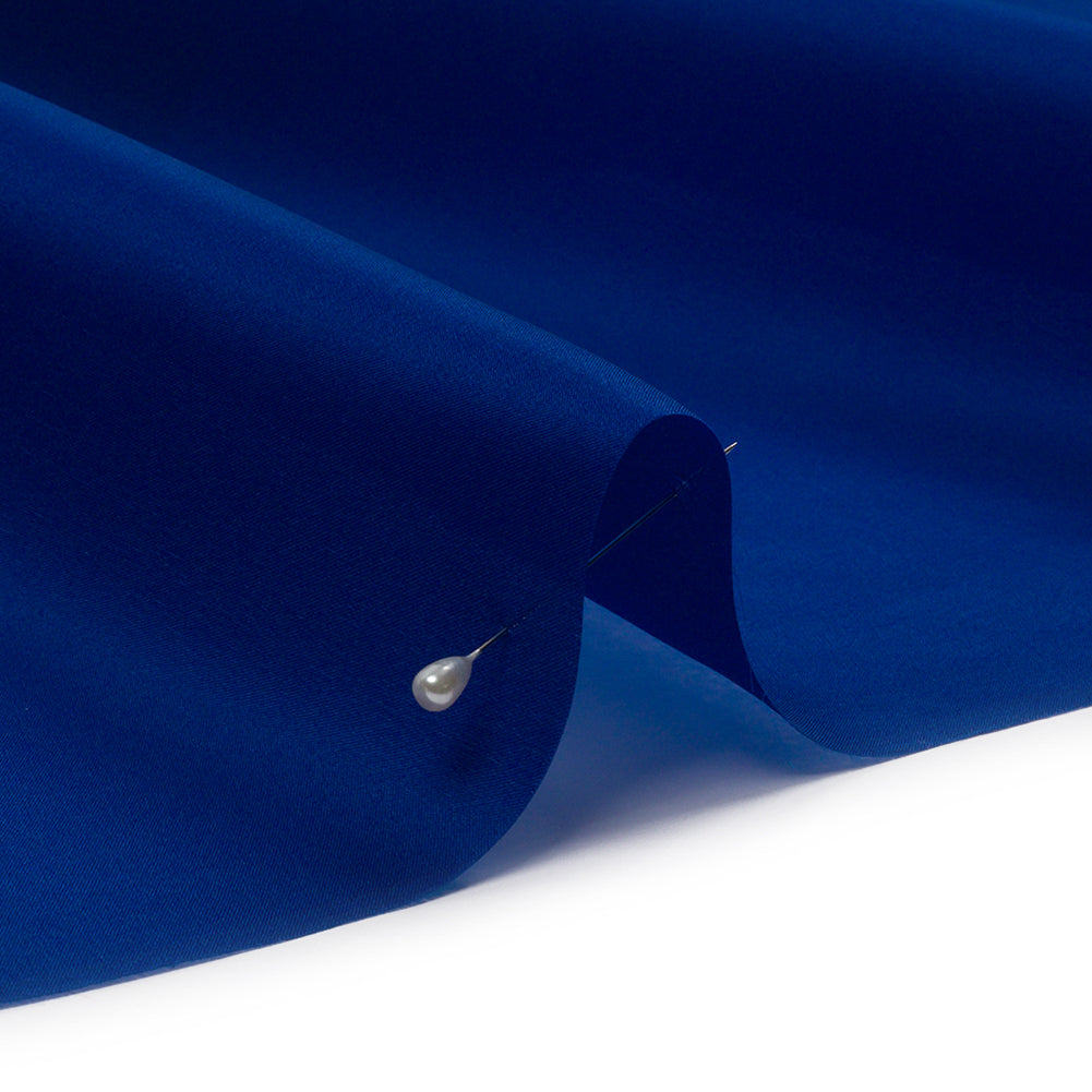 Silk Satin-Face Organza 54" - Mazarine Blue - Premium Collection - Detail