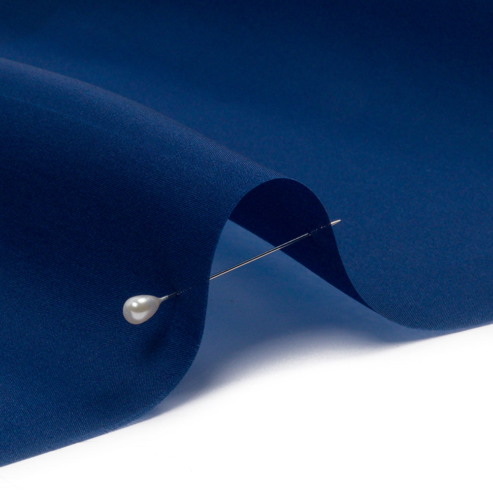 Silk Satin-Face Organza 54" - Estate Blue - Premium Collection - Detail